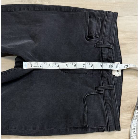 L’Agence Margot Skinny Jeans Dark Graphite Black Grey Stretch $270 Size 30 x26L - Picture 13 of 16